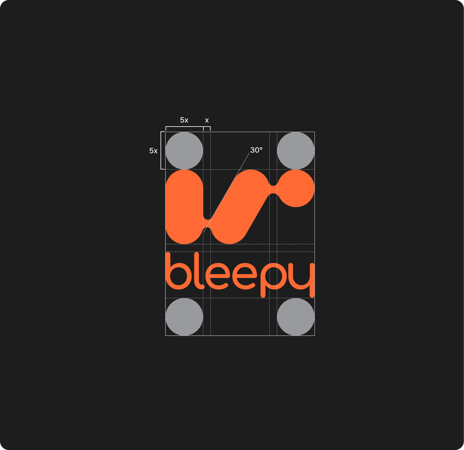 bleepy Minimum Margin Logo Image